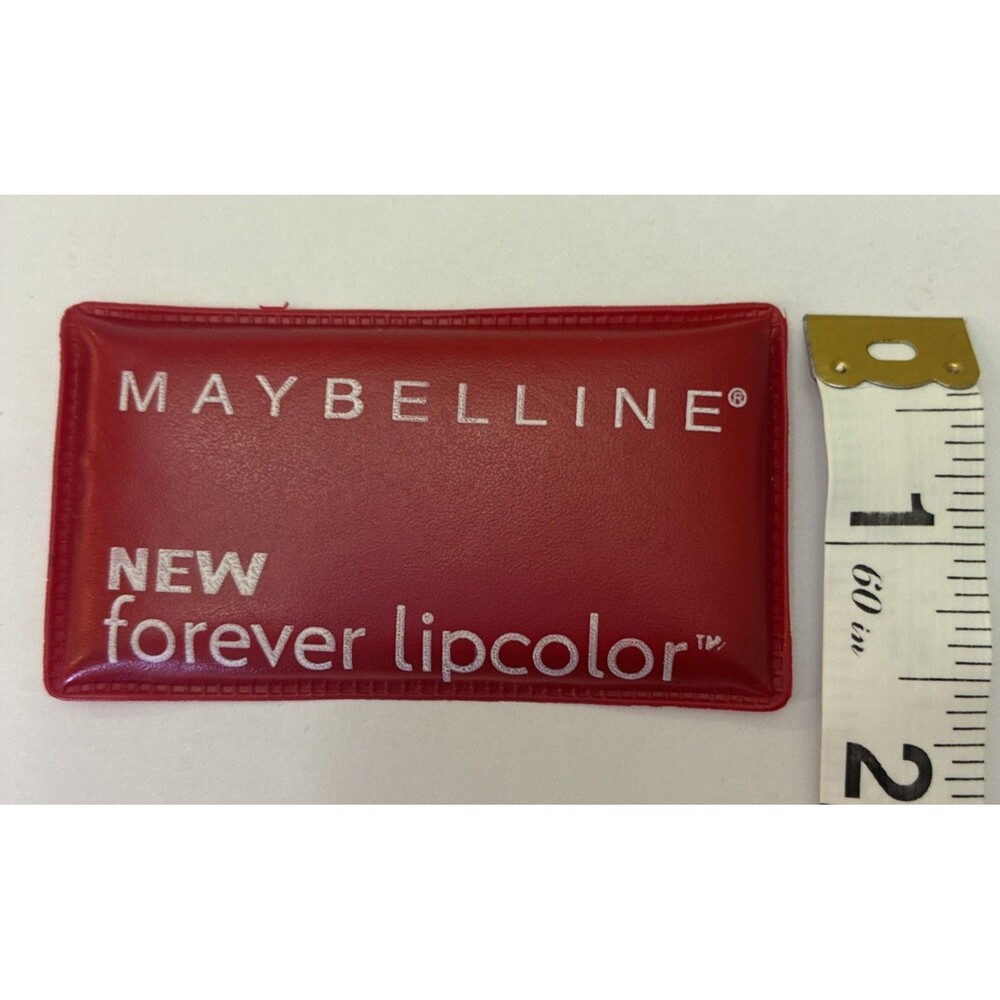 Vintage Maybelline Forever Lipcolor  2K Promo Purse Mirror, Red